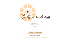 Desktop Screenshot of lacasedebabette.com